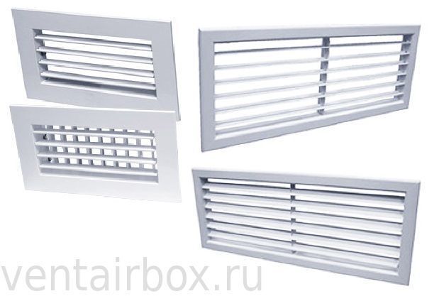 Алюминиевая вентиляционная решетка  АРН 300*500