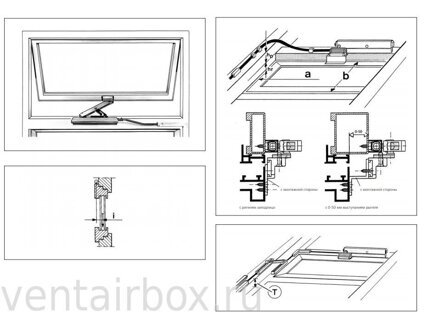 Гибкая тяга для фрамуги GEZE OL 90 N L 1000 ММ